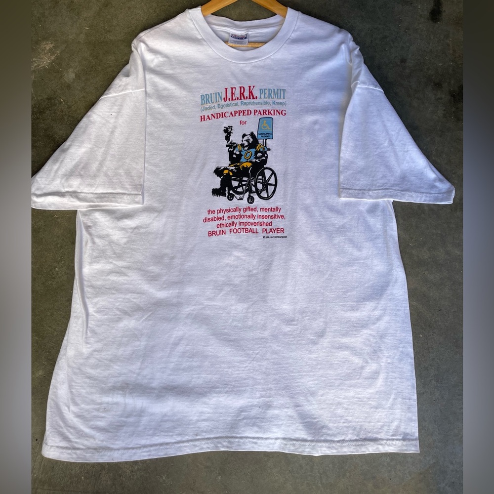 VINTAGE RARE UCLA BRUIN SLANDER TEE HANES BEEFY 90s RARE COQUETTE PRIZED PIECE